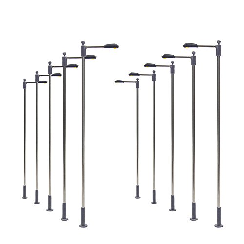 Evemodel LQS10 10 STK. Peitschen Lampen LED 104mm Spur H0 Straßenlampen Flexible Höhe Evemodel LQS10 10 STK. Peitschen Lampen LED 104mm Spur H0 Straßenlampen Flexible Höhe von Evemodel