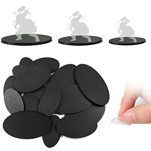 Evemodel Modell Basis Kunststoff Base für Sandtisch Kriegsspiele Tisch und Miniatur Spiel mit gemischter Basis (oval) von Evemodel