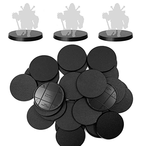 Evemodel 30Stk. 60mm Runde Basis Basen für Figuren oder Miniaturen für War Games Tisch Dekoration von Evemodel