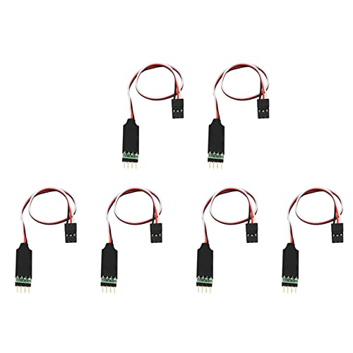 Evenden 6 Stücke 3CH 3-Kanal LED Lampe Lichterteuerung Schalter Panel für 1/10 1/8 RC Modellauto Axial SCX10 Trx4 von Evenden