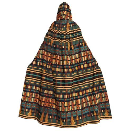 Afrikanischer klassischer Webdruck, Erwachsenen-Kapuzenumhang für Damen und Herren, vielseitiges Partykleid, Hexenumhang Afrikanischer klassischer Webdruck, Erwachsenen-Kapuzenumhang für Damen und Herren, vielseitiges Partykleid, Hexenumhang von Evengigy
