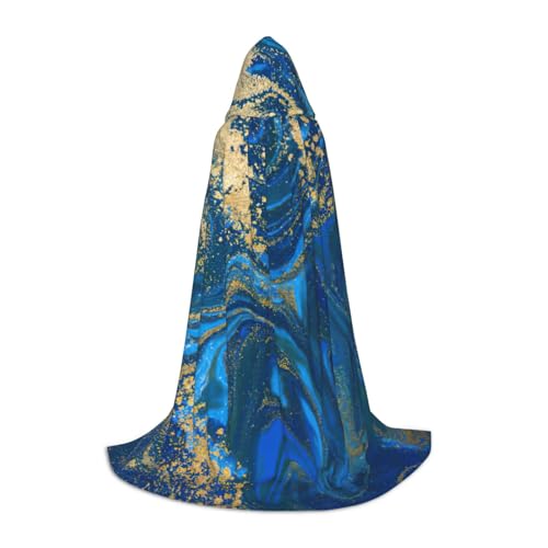 Evengigy Abstrakter Kapuzenumhang mit Marmorstein-Druck, für Teenager, Halloween, Cosplay, Umhang von Evengigy