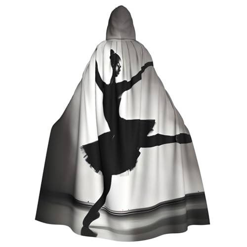 Evengigy Ballerina-Umhang, Tanzdruck, für Damen und Herren, Erwachsene, Halloween, Kapuzenumhang, Cosplay-Umhang, Uniform Evengigy Ballerina-Umhang, Tanzdruck, für Damen und Herren, Erwachsene, Halloween, Kapuzenumhang, Cosplay-Umhang, Uniform von Evengigy