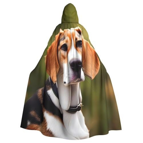 Evengigy Beagle-Hunde-Aufdruck, für Damen und Herren, Erwachsene, Halloween, Kapuzenumhang, Cosplay, Umhang, Uniform Evengigy Beagle-Hunde-Aufdruck, für Damen und Herren, Erwachsene, Halloween, Kapuzenumhang, Cosplay, Umhang, Uniform von Evengigy