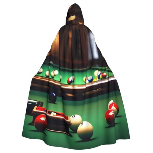 Evengigy Billard-Druck, für Damen und Herren, Erwachsene, Halloween, Kapuzenumhang, Cosplay, Umhang, Uniform Evengigy Billard-Druck, für Damen und Herren, Erwachsene, Halloween, Kapuzenumhang, Cosplay, Umhang, Uniform von Evengigy