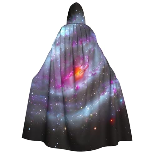 Evengigy Farbenfroher Galaxie-Druck für Erwachsene, Halloween, Kapuzenumhang, Cosplay, Uniform, für Damen und Herren Evengigy Farbenfroher Galaxie-Druck für Erwachsene, Halloween, Kapuzenumhang, Cosplay, Uniform, für Damen und Herren von Evengigy