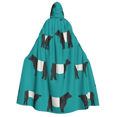 Evengigy Galloway Kapuzenumhang für Erwachsene, mit Kuh-Aufdruck, großer Kapuzenumhang, Cosplay, Uniform, für Damen und Herren Evengigy Galloway Kapuzenumhang für Erwachsene, mit Kuh-Aufdruck, großer Kapuzenumhang, Cosplay, Uniform, für Damen und Herren von Evengigy