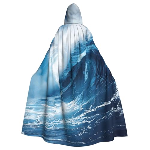 Evengigy Großer Ozeanwellen-Umhang mit HD-Druck, für Damen und Herren, Erwachsene, Halloween, Kapuzenumhang, Cosplay-Umhang, Uniform Evengigy Großer Ozeanwellen-Umhang mit HD-Druck, für Damen und Herren, Erwachsene, Halloween, Kapuzenumhang, Cosplay-Umhang, Uniform von Evengigy