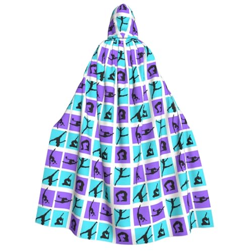 Evengigy Gymnastik-Spiel-Druck, Erwachsenen-Halloween-Kapuzenumhang, großer Kapuzenumhang, Cosplay-Umhang, Uniform, für Damen und Herren Evengigy Gymnastik-Spiel-Druck, Erwachsenen-Halloween-Kapuzenumhang, großer Kapuzenumhang, Cosplay-Umhang, Uniform, für Damen und Herren von Evengigy