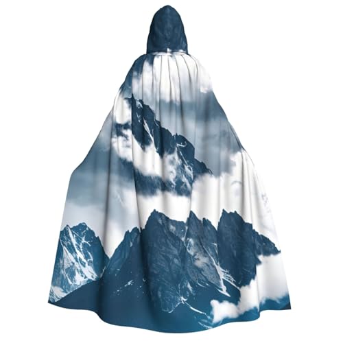 Evengigy Halloween-Kapuzenumhang mit Landschaft mit Bergen und Wolken, großer Kapuzenumhang, Cosplay-Umhang, Uniform, für Damen und Herren Evengigy Halloween-Kapuzenumhang mit Landschaft mit Bergen und Wolken, großer Kapuzenumhang, Cosplay-Umhang, Uniform, für Damen und Herren von Evengigy
