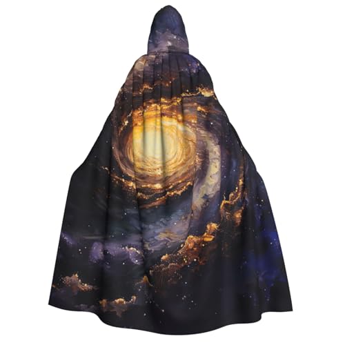Evengigy Halloween-Umhang mit Galaxie-Druck, großer Kapuzenumhang für Cosplay, Uniform, für Damen und Herren Evengigy Halloween-Umhang mit Galaxie-Druck, großer Kapuzenumhang für Cosplay, Uniform, für Damen und Herren von Evengigy