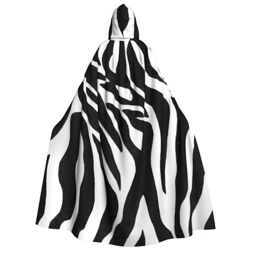 Evengigy Halloween-Umhang mit Zebramuster, großer Kapuzenumhang für Cosplay, Uniform, für Damen und Herren Evengigy Halloween-Umhang mit Zebramuster, großer Kapuzenumhang für Cosplay, Uniform, für Damen und Herren von Evengigy