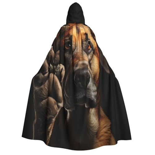 Evengigy Hundeumhang mit Tierpfotenabdruck, für Erwachsene, Halloween, großer Kapuzenumhang, Cosplay, Uniform, für Damen und Herren Evengigy Hundeumhang mit Tierpfotenabdruck, für Erwachsene, Halloween, großer Kapuzenumhang, Cosplay, Uniform, für Damen und Herren von Evengigy