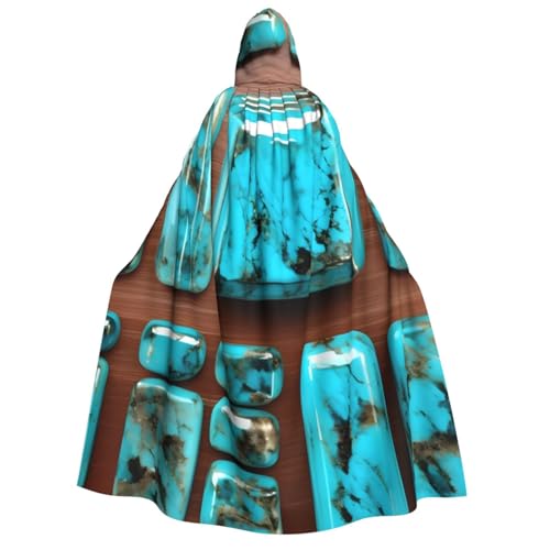Evengigy Kapuzenumhang für Erwachsene mit Kapuze für Damen und Herren, vielseitiges Partykleid, Hexenumhang von Evengigy