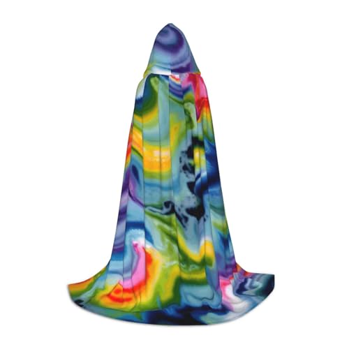 Evengigy Kapuzenumhang mit Batikdruck, für Teenager, Halloween, Cosplay, Umhang Evengigy Kapuzenumhang mit Batikdruck, für Teenager, Halloween, Cosplay, Umhang von Evengigy