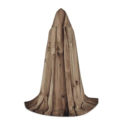 Evengigy Kapuzenumhang mit Holzmaserung, für Teenager, Halloween, Cosplay, Umhang Evengigy Kapuzenumhang mit Holzmaserung, für Teenager, Halloween, Cosplay, Umhang von Evengigy