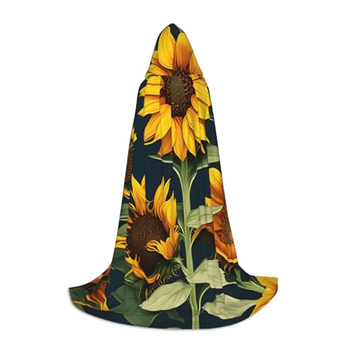 Evengigy Kapuzenumhang mit Sonnenblumen-Motiv, für Teenager, Halloween, Cosplay, Umhang Evengigy Kapuzenumhang mit Sonnenblumen-Motiv, für Teenager, Halloween, Cosplay, Umhang von Evengigy