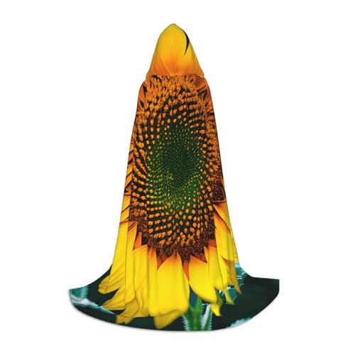 Evengigy Kapuzenumhang mit Sonnenblumenmuster, für Teenager, Halloween, Cosplay, Umhang Evengigy Kapuzenumhang mit Sonnenblumenmuster, für Teenager, Halloween, Cosplay, Umhang von Evengigy