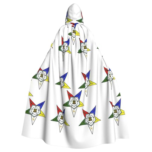 Evengigy Kapuzenumhang mit Sternen, für Damen und Herren, Erwachsene, Halloween, Kapuzenumhang, Cosplay, Umhang, Uniform Evengigy Kapuzenumhang mit Sternen, für Damen und Herren, Erwachsene, Halloween, Kapuzenumhang, Cosplay, Umhang, Uniform von Evengigy