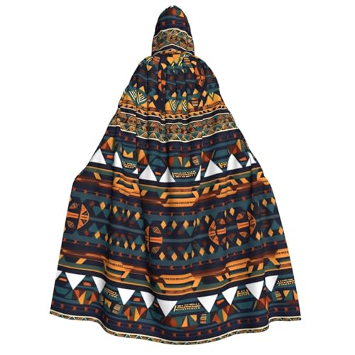 Evengigy Kapuzenumhang mit afrikanischem Ethno-Muster, für Erwachsene, für Damen und Herren, vielseitiges Partykleid, Hexenumhang Evengigy Kapuzenumhang mit afrikanischem Ethno-Muster, für Erwachsene, für Damen und Herren, vielseitiges Partykleid, Hexenumhang von Evengigy