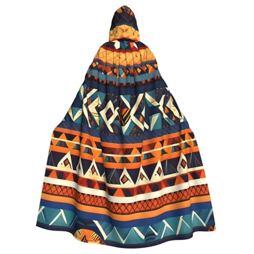 Evengigy Kapuzenumhang mit afrikanischem Nationalmuster, für Damen, Herren, Erwachsene, vielseitiges Partykleid, Hexenumhang Evengigy Kapuzenumhang mit afrikanischem Nationalmuster, für Damen, Herren, Erwachsene, vielseitiges Partykleid, Hexenumhang von Evengigy
