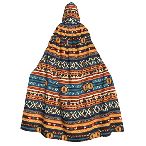 Evengigy Kapuzenumhang mit afrikanischem Nationalmuster, für Erwachsene, für Damen und Herren, vielseitiges Partykleid, Hexenumhang Evengigy Kapuzenumhang mit afrikanischem Nationalmuster, für Erwachsene, für Damen und Herren, vielseitiges Partykleid, Hexenumhang von Evengigy