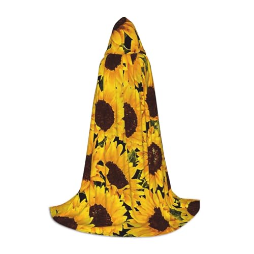 Evengigy Kapuzenumhang mit gelbem Sonnenblumen-Aufdruck, für Teenager, Halloween, Cosplay, Umhang Evengigy Kapuzenumhang mit gelbem Sonnenblumen-Aufdruck, für Teenager, Halloween, Cosplay, Umhang von Evengigy