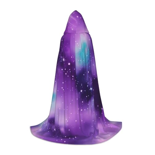 Evengigy Kapuzenumhang mit magischem Galaxie-Himmel-Aufdruck, für Teenager, Halloween, Cosplay, Umhang Evengigy Kapuzenumhang mit magischem Galaxie-Himmel-Aufdruck, für Teenager, Halloween, Cosplay, Umhang von Evengigy