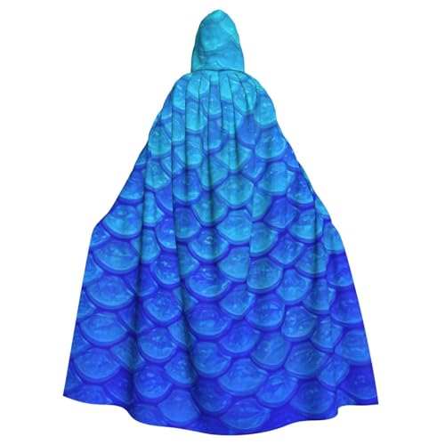 Evengigy Ozean-Meerjungfrauen-Umhang, Fischschuppen-Druck, für Damen und Herren, Erwachsene, Halloween, Kapuzenumhang, Cosplay-Umhang, Uniform Evengigy Ozean-Meerjungfrauen-Umhang, Fischschuppen-Druck, für Damen und Herren, Erwachsene, Halloween, Kapuzenumhang, Cosplay-Umhang, Uniform von Evengigy