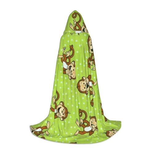 Evengigy Umhang mit Kapuze für Teenager, Halloween, Cosplay-Umhang, Grün von Evengigy