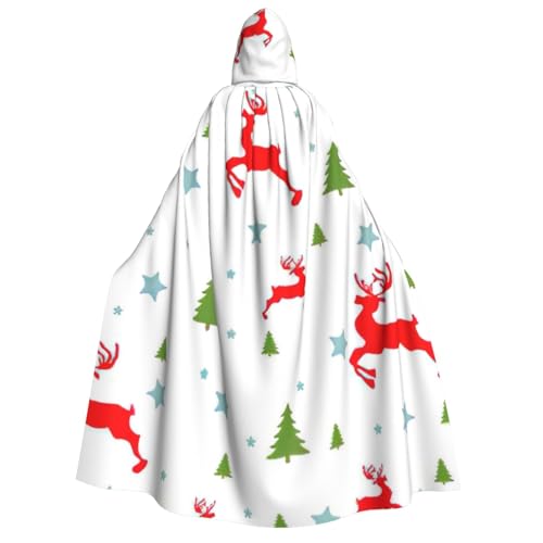 Evengigy Weihnachtsumhang für Erwachsene, Halloween, Kapuzenumhang, Cosplay, Uniform, für Damen und Herren Evengigy Weihnachtsumhang für Erwachsene, Halloween, Kapuzenumhang, Cosplay, Uniform, für Damen und Herren von Evengigy