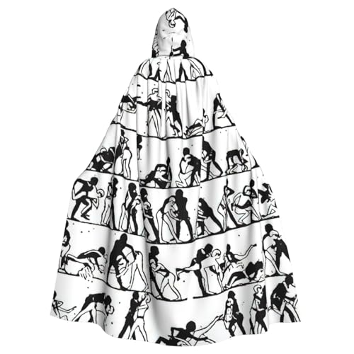 Evengigy Wrestlers Sportaufdruck, für Damen und Herren, Erwachsene, Halloween, Kapuzenumhang, Cosplay, Umhang, Uniform Evengigy Wrestlers Sportaufdruck, für Damen und Herren, Erwachsene, Halloween, Kapuzenumhang, Cosplay, Umhang, Uniform von Evengigy