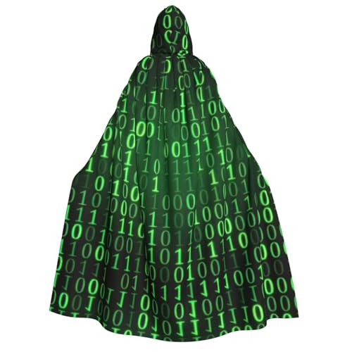 Hacker Era Print Erwachsene Halloween Kapuzenumhang Groß Kapuzenumhang Cosplay Umhang Uniform Damen Herren Hacker Era Print Erwachsene Halloween Kapuzenumhang Groß Kapuzenumhang Cosplay Umhang Uniform Damen Herren von Evengigy