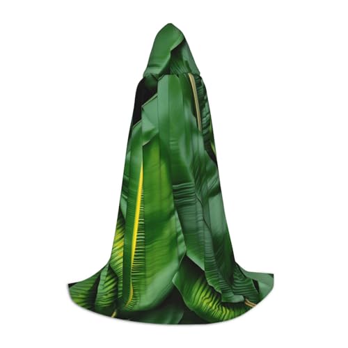 Kapuzenumhang mit Bananenblättern, für Teenager, Halloween, Cosplay, Umhang Kapuzenumhang mit Bananenblättern, für Teenager, Halloween, Cosplay, Umhang von Evengigy