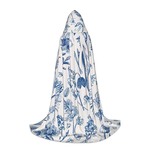 Kapuzenumhang mit Blumen und Blättern, für Teenager, Halloween, Cosplay, Umhang Kapuzenumhang mit Blumen und Blättern, für Teenager, Halloween, Cosplay, Umhang von Evengigy