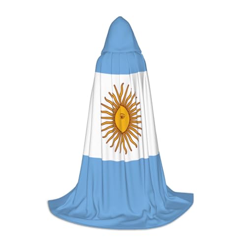 Kapuzenumhang mit argentinischer Flagge, für Teenager, Halloween, Cosplay, Umhang von Evengigy