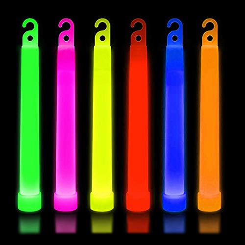 6 Zoll Glow Stick Lanyards - Multicolor Ultra Bright Glow in the Dark Sticks für Camping, Silvester, Festivals, Partys - Wasserdicht, Ungiftig & 12 Stunden Dauerhafte Leuchtstäbe 6 Zoll Glow Stick Lanyards - Multicolor Ultra Bright Glow in the Dark Sticks für Camping, Silvester, Festivals, Partys - Wasserdicht, Ungiftig & 12 Stunden Dauerhafte Leuchtstäbe von Event Decor Shop