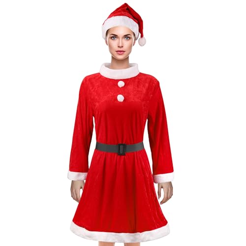Event Decor Shop Rote Nikolausmütze und Weste Set - Weihnachtsmann-Kostüm für Weihnachtsfeier | Festliches Urlaubskostüm-Accessoire für Schulspiel, Silvester-Kostüm Event Decor Shop Rote Nikolausmütze und Weste Set - Weihnachtsmann-Kostüm für Weihnachtsfeier | Festliches Urlaubskostüm-Accessoire für Schulspiel, Silvester-Kostüm von Event Decor Shop