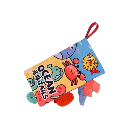 Eventerde Baby Weiches Buch | Knisterbuch - Dschungel & Meerestiere Fühlbuch Mit Mehreren Texturen, Sensorisches Lernspielzeug Zur Frühförderung Für Babys Und Kinder von Eventerde