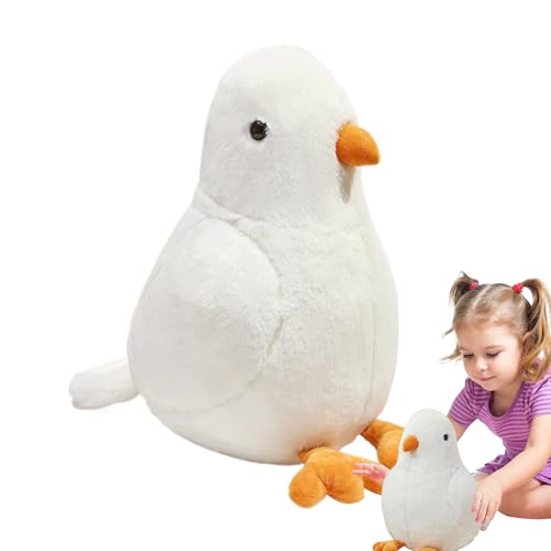 Eventerde Niedliche Taube Plüschtier | Friedenstaube Deko-Figuren,Herzöffnendes Schlafkissen Für Kinder Mädchen Geburtstagsgeschenk Freund Kollege von Eventerde