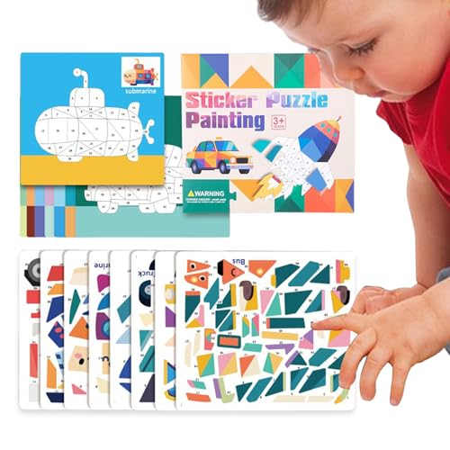Eventerde Puzzlebuch, selbstklebend, Kunst, selbstklebend, Lernen, Tiere, Cartoon, 3D, Gehirnspiele, Lernspielzeug, Feinmotorik, Kindergarten Eventerde Puzzlebuch, selbstklebend, Kunst, selbstklebend, Lernen, Tiere, Cartoon, 3D, Gehirnspiele, Lernspielzeug, Feinmotorik, Kindergarten von Eventerde