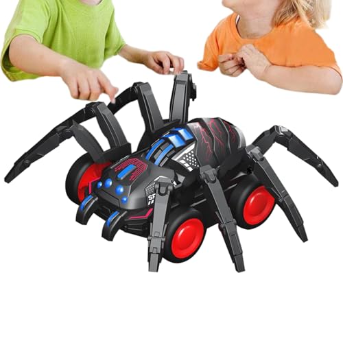 Eventerde Spielzeugauto Spinnenform - Spielautos Mit Trägheitsantrieb,Pädagogisches lustiges Fahrzeug für und Mädchen für Indoor, Outdoor, Park, Party, von Eventerde