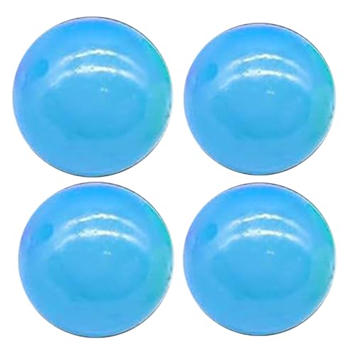 Sticky Ball Leuchtbälle 4 Stück Leuchtende Kinderparty Bälle 5cm Beruhigende Fluoreszierende Sticky Target Wand StickyBall Die Decke Kleben Bleiben Familien Spaß Aktivitäten Klebrige Bälle von Eventerde
