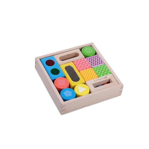 EverEarth Bunte Entdeckerbauklötze für sicheres Spielen - Kinderfreundliche Entdeckersteine aus nachhaltigem Holz mit praktischer Kiste zur Aufbewahrung - Bausteine EE33911 EverEarth Bunte Entdeckerbauklötze für sicheres Spielen - Kinderfreundliche Entdeckersteine aus nachhaltigem Holz mit praktischer Kiste zur Aufbewahrung - Bausteine EE33911 von EverEarth