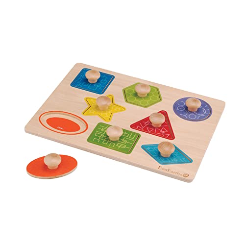 EverEarth Formen- und Farbenpuzzle aus nachhaltigem Holz – Lernspielzeug zur Förderung von Motorik und Farberkennung – Umweltfreundliches Holzpuzzle für Kinder – EE33301 EverEarth Formen- und Farbenpuzzle aus nachhaltigem Holz – Lernspielzeug zur Förderung von Motorik und Farberkennung – Umweltfreundliches Holzpuzzle für Kinder – EE33301 von EverEarth
