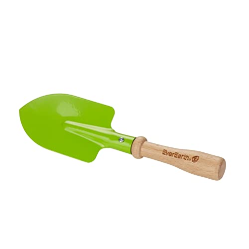 EverEarth Handspaten aus nachhaltigem Holz – Kindgerechtes Gartengerät für spielerisches Gärtnern – Umweltfreundlich und robust – EE33639 von EverEarth