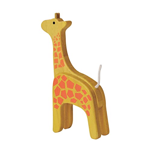EverEarth Spielzeugfigur Bambus-Giraffe aus nachhaltigem Holz – Umweltfreundliches Lernspielzeug für Kinder – Robustes und kindersicheres Design – EE33548 von EverEarth