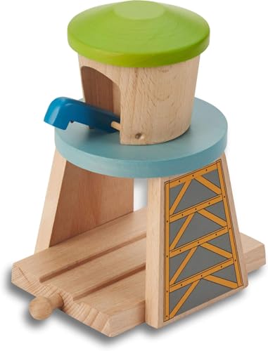 EverEarth Wasserturm aus Holz für Holzeisenbahn – Nachhaltiges Zubehör für kreatives Spielen – Kindgerechtes Spielzeug mit unbedenklichen Wasserfarben – EE33668 EverEarth Wasserturm aus Holz für Holzeisenbahn – Nachhaltiges Zubehör für kreatives Spielen – Kindgerechtes Spielzeug mit unbedenklichen Wasserfarben – EE33668 von EverEarth