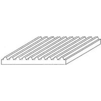 EVERGREEN 004528 Wellblech , 1x150x300 mm, Raster 2,00 mm, 1 Stück von Evergreen