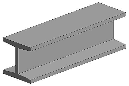 H-Profil, 350x3,2x2,9 mm - 1/8, 3 Stück H-Profil, 350x3,2x2,9 mm - 1/8, 3 Stück von Evergreen